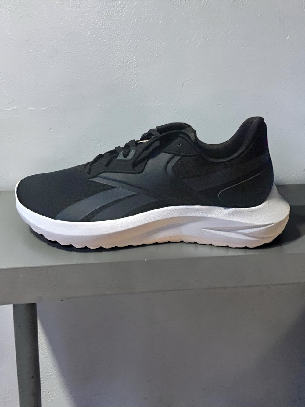 Reebok Black and White Men's Athletic Running Shoes